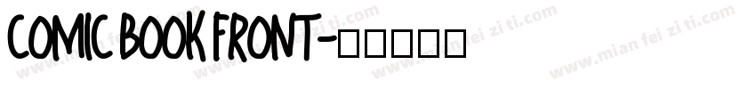 comic book front字体转换
